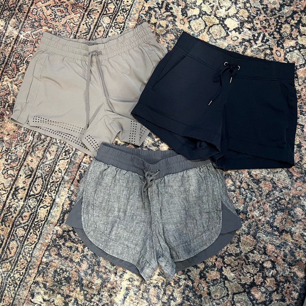 Set of 3 Athleta Shorts